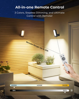 PopoIron 3 color temperatures offer warm to cool ambiance.