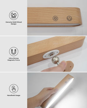 PopoIron dimmable brightness with 15 RGB colors and breathing effects.