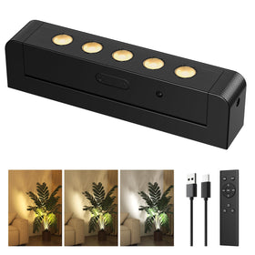 PopoIron Spotlight with daily auto-timer for consistent plant and art illumination, hands-free.