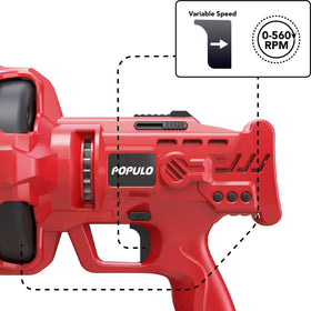 Populo portable design fits in a cabinet for emergencies.