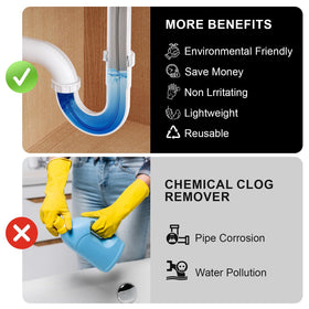 Populo variable-speed control adapts to different clogs.
