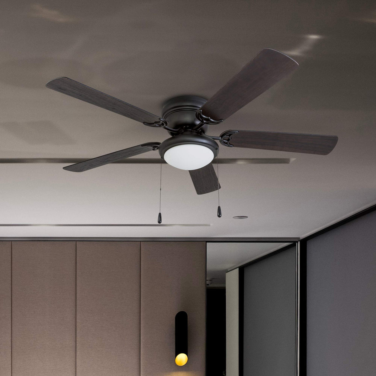 LED bulbs included with Portage Bay 50251 for immediate lighting.