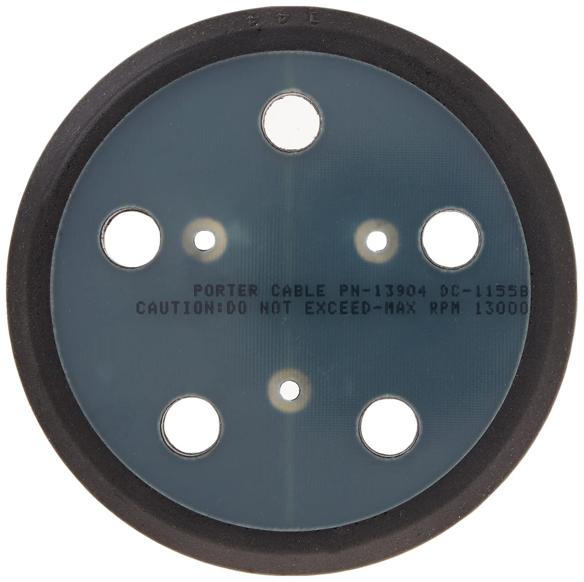 PORTER-CABLE 13904 five-hole dust pad enhances dust collection during sanding