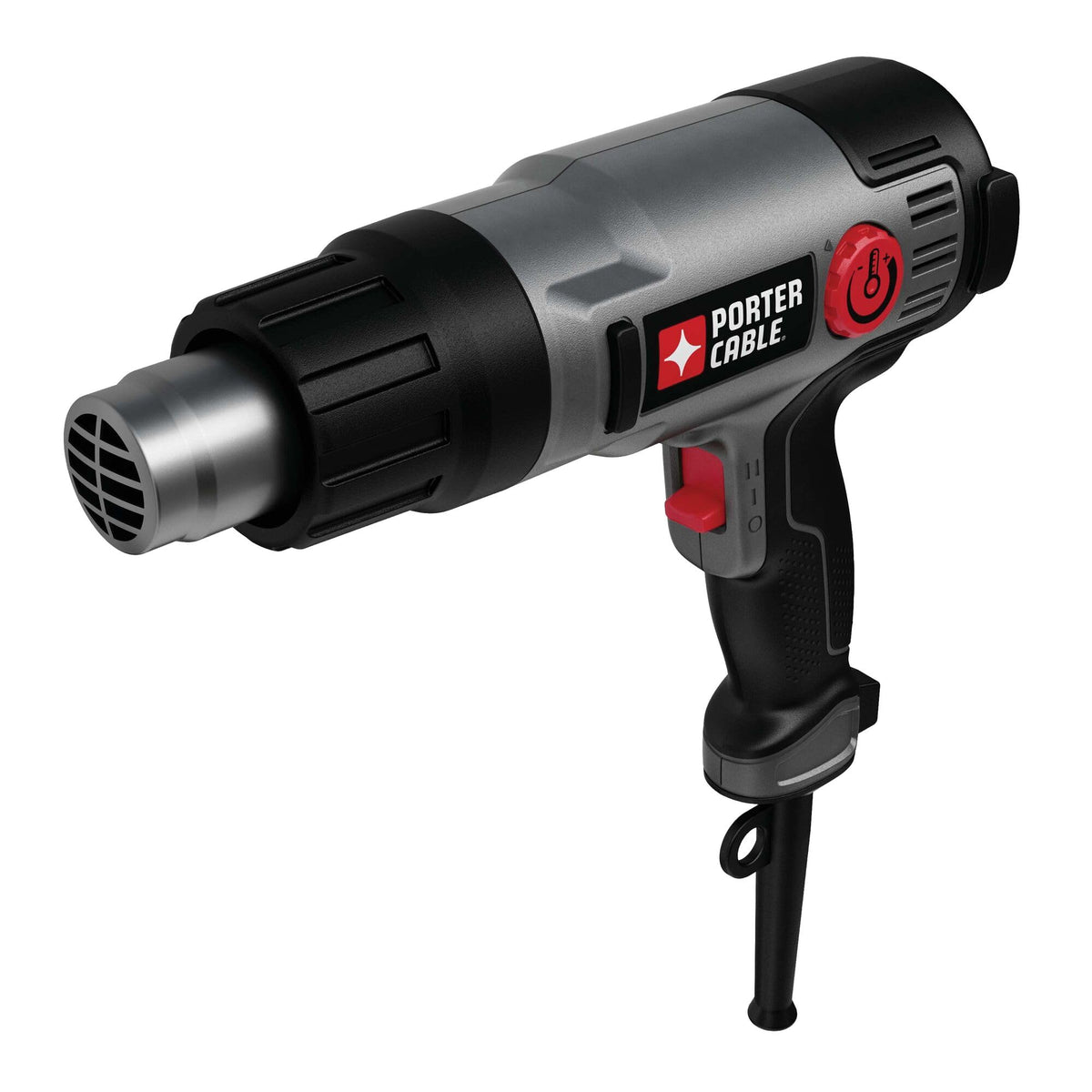 PORTER-CABLE PC1500HG front view shows dual-temperature control for precise heat application