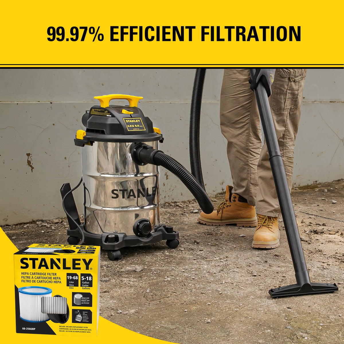 Porter-Cable and STANLEY compatibility filter for versatile use