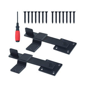 POSEAGLE heavy-duty flip latch close-up illustrating sturdy steel for secure wooden gates.