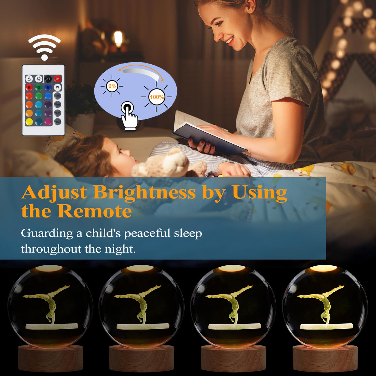 Easy on/off switch for quick mood changes