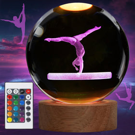 Crystal ball design adds whimsy and motivation to any room