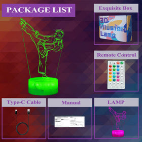 POSSHE Karate night light strobe mode creates exciting drama in evenings