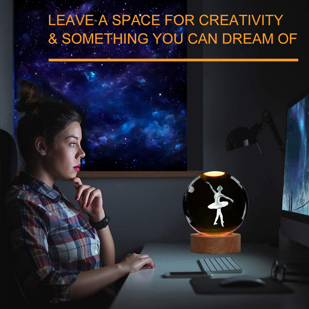 POSSHE warm ambient light creates cozy evenings without harsh glare.
