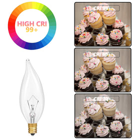 Potanro E12 vintage filament bulb adds classic style.