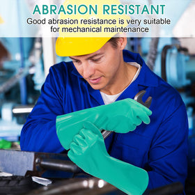 Potchen latex-free waterproof nitrile gloves are durable, reusable cleaning gear