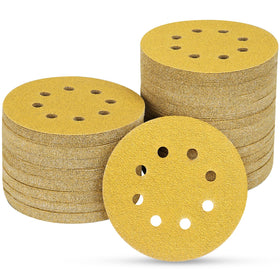 POTUINOM 100pcs box of sanding discs ready for various smoothing tasks