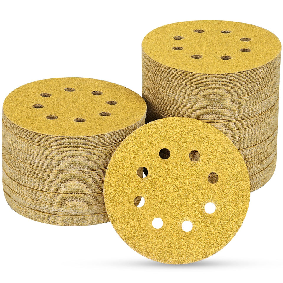 POTUINOM 100pcs box of sanding discs ready for various smoothing tasks