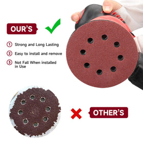 POTUINOM 5-inch discs provide consistent cuts for smooth finishes