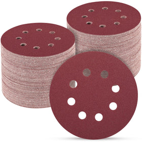 POTUINOM 5-inch sanding disc with 8-hole adhesion for strong hold