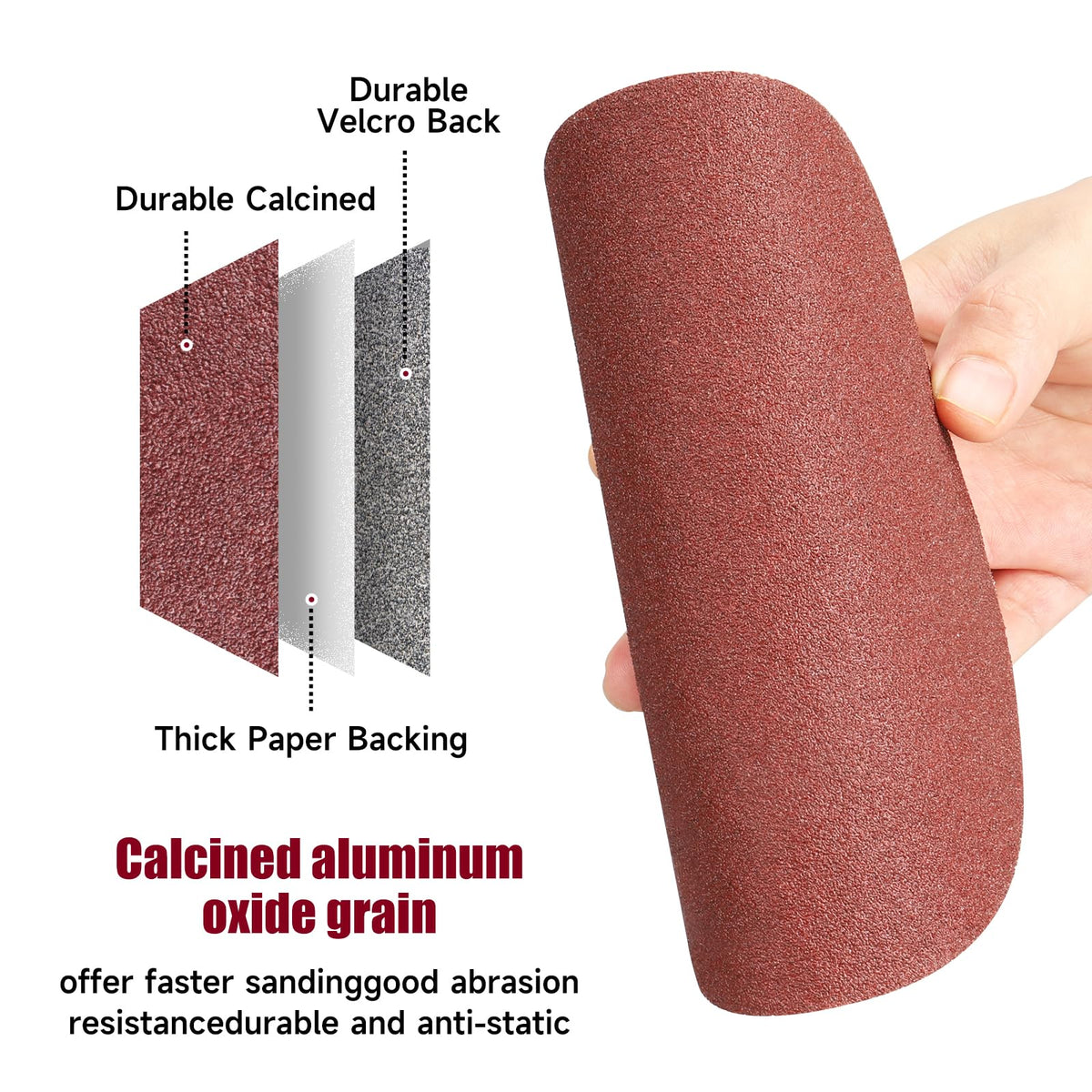 POTUINOM 120 grit disc for intermediate finishing and deburring