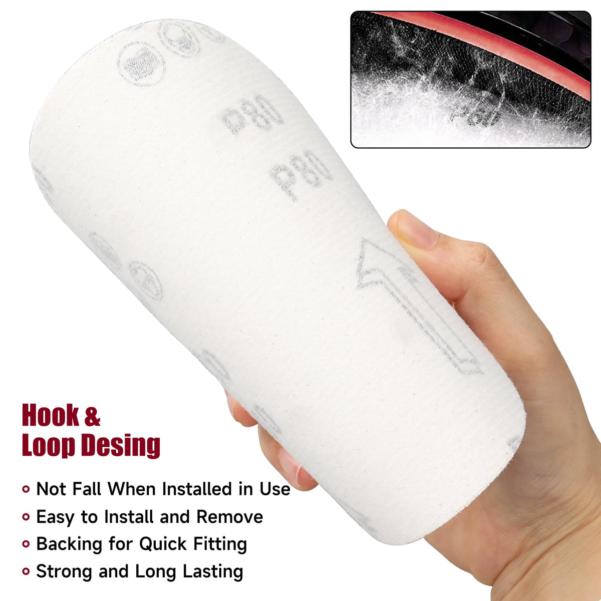POTUINOM 240 grit disc for refined finishing on metal and wood