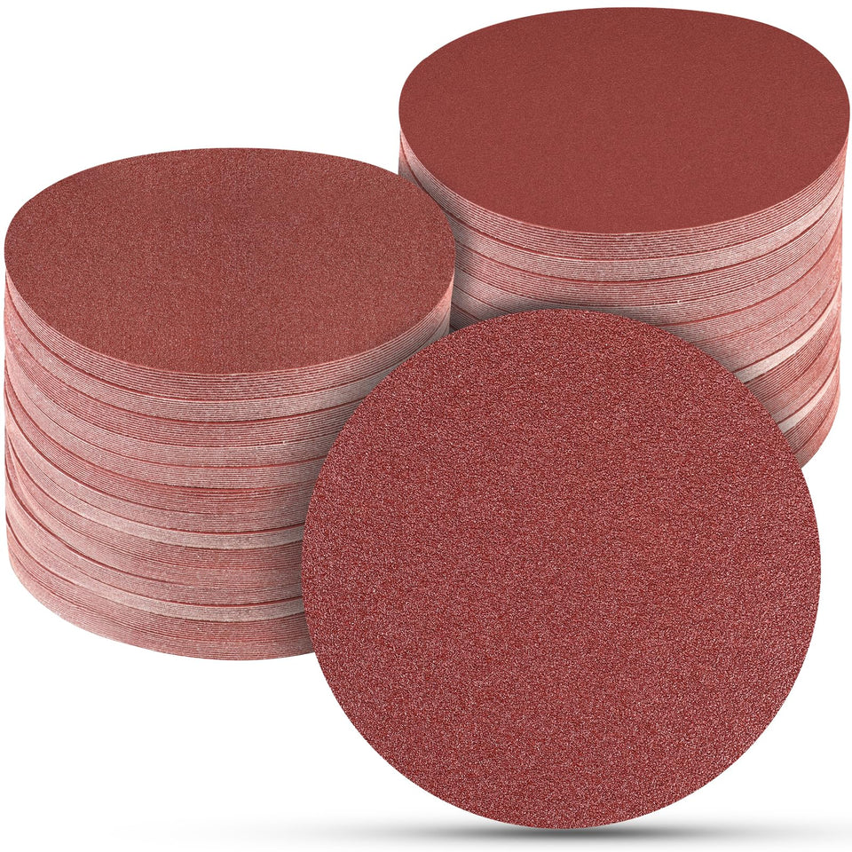 POTUINOM 6-inch sanding discs pack for diverse grit range and consistency