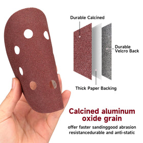 POTUINOM 8-hole dedusting discs help keep workspace cleaner.