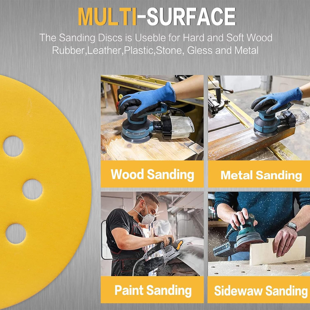POTUINOM anti-clogging disc maintains cutting efficiency during use