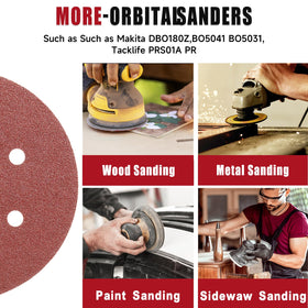 POTUINOM dedusting 6-hole disc for cleaner work surfaces and dust control.