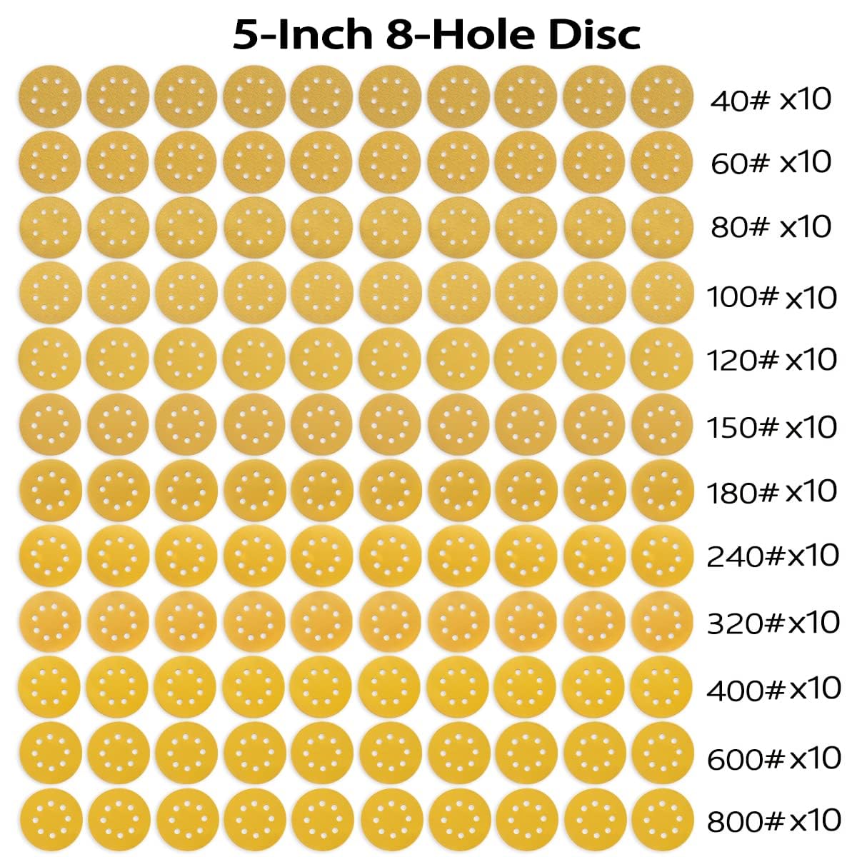 POTUINOM gold aluminium oxide disc with yellow coating for durable polishing.