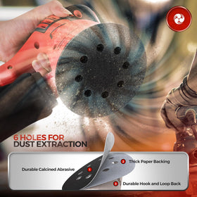 POTUINOM silicon carbide coated disc for durable, even sanding results