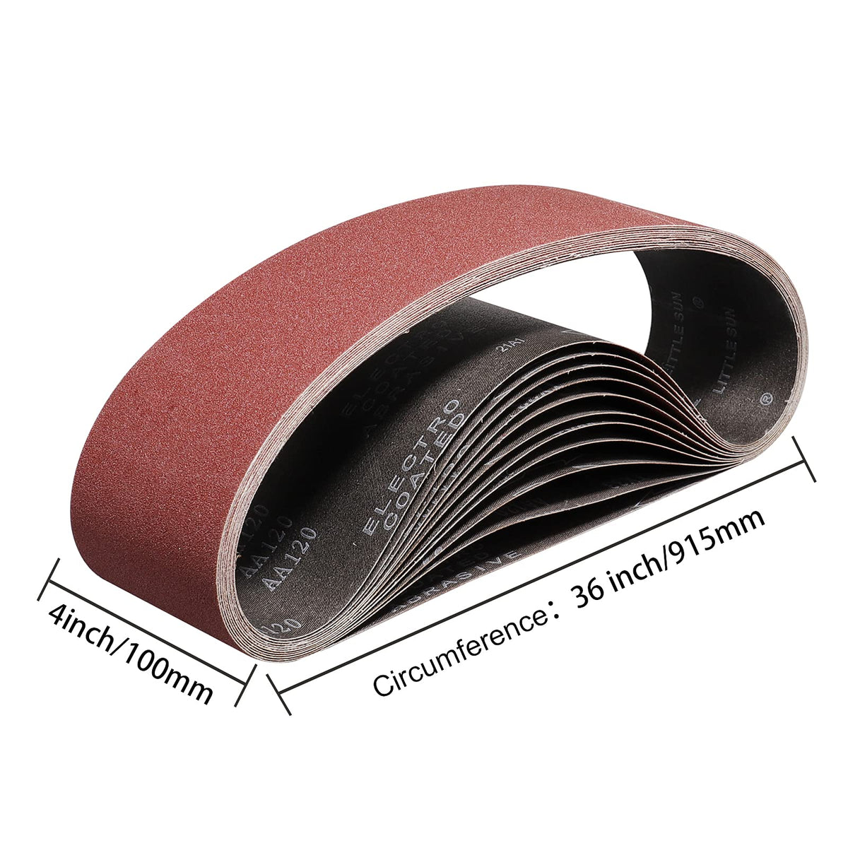 Potuinom X weight backing sanding belt designed for longer belt life