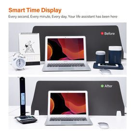 Poukaran desk lamp with USB port powers devices while you work