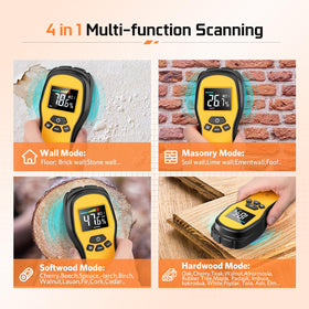 Povlen Moisture Meter with Sound Alarm alerts when readings exceed safe thresholds.