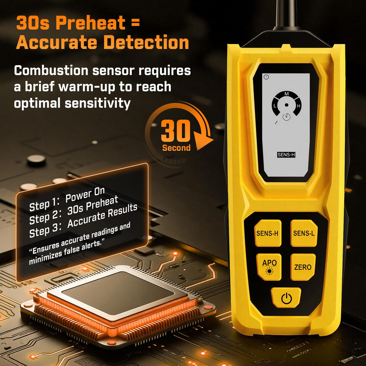 Povlen rv propane tester supports safer checks during home or mobile setups
