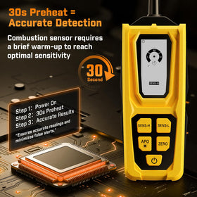 Povlen rv propane tester supports safer checks during home or mobile setups