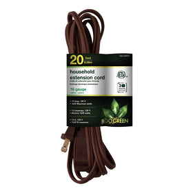 Power By GoGreen 20ft extension cord with three outlets for indoor flexibility