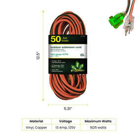 Power By GoGreen GG-13750 molded plug ensures sturdy setup every time.