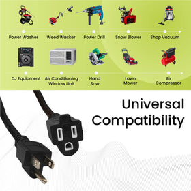 Power By GoGreen GG-13800BK abrasion and moisture resistance helps endure outdoor wear.