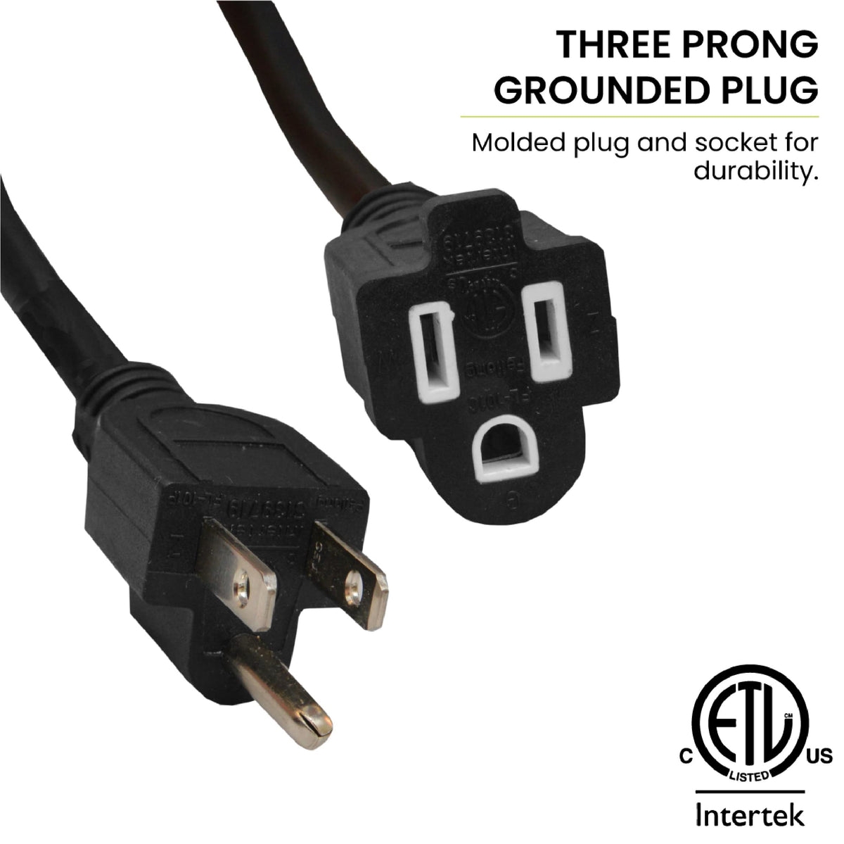 GoGreen GG-13800BK heavy-duty 14/3 SJTW cord for rugged outdoor jobs.