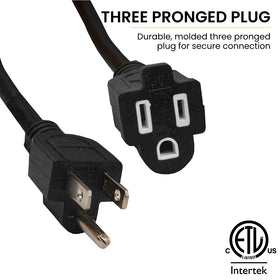 Power By GoGreen GG-13825BK contractor-grade extension cord for heavy-duty tasks