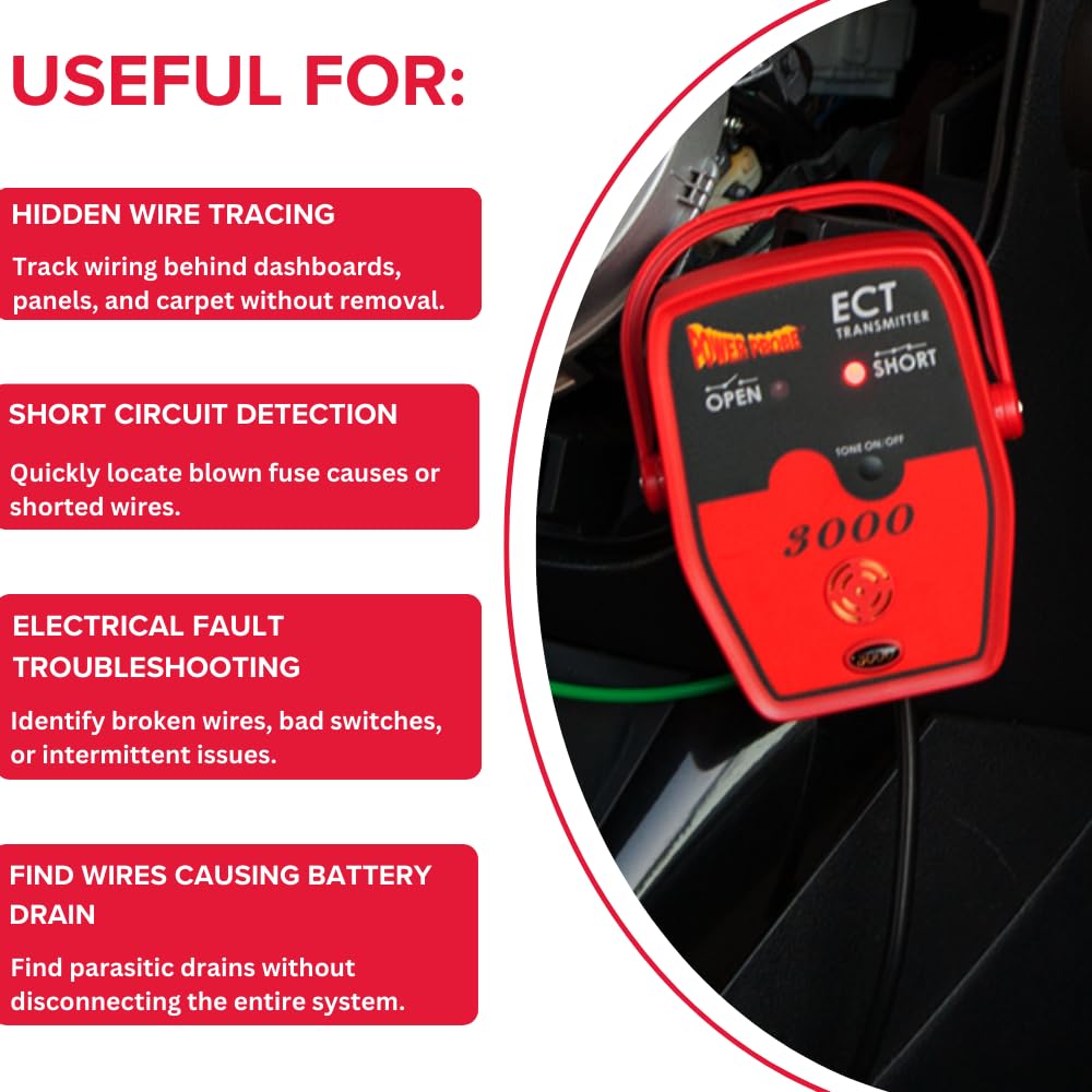 Power Probe ECT3000 supports intermittent condition testing for reliable automotive diagnostics.