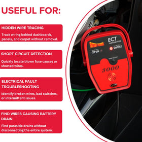 Power Probe ECT3000 supports intermittent condition testing for reliable automotive diagnostics.