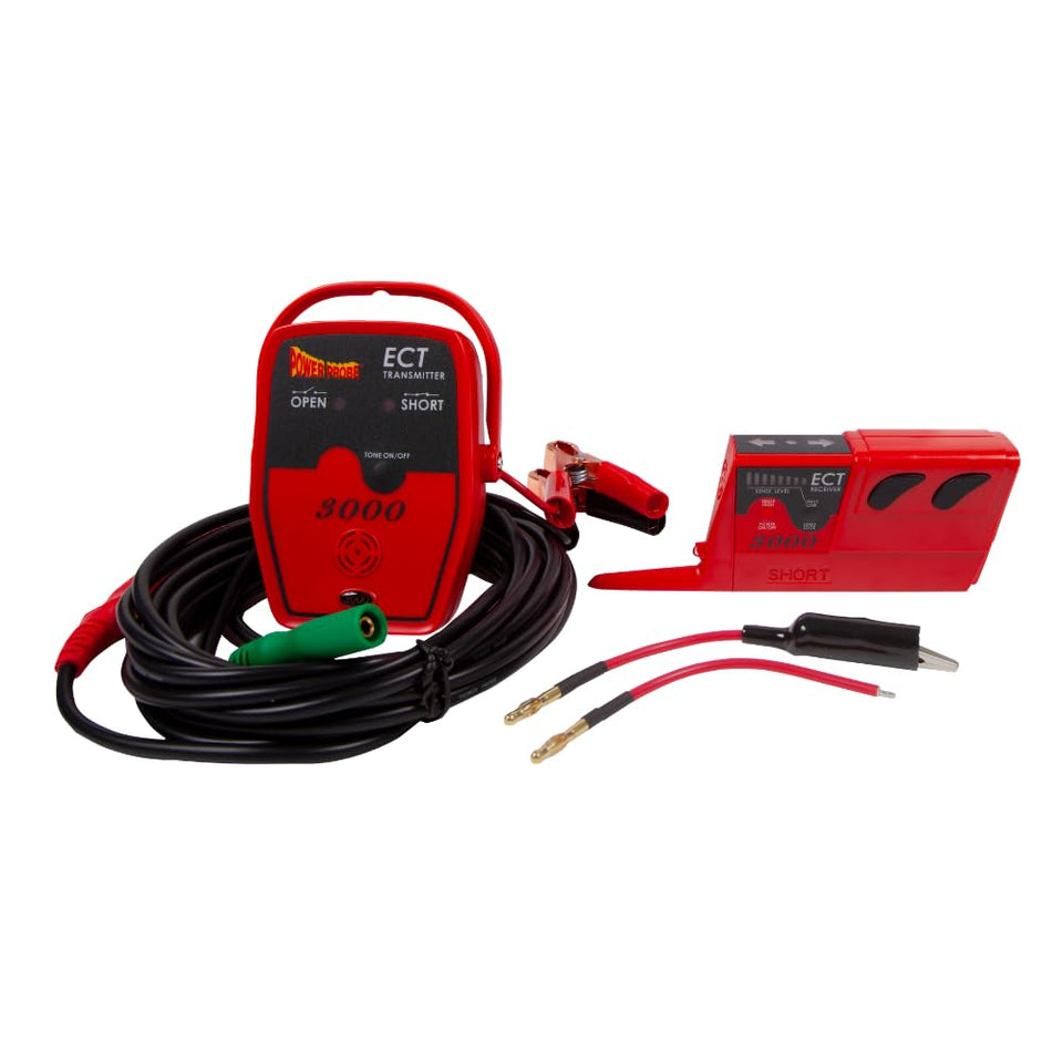 Power Probe ECT3000 transmitter and receiver enable precise circuit diagnostics for quick tracing.
