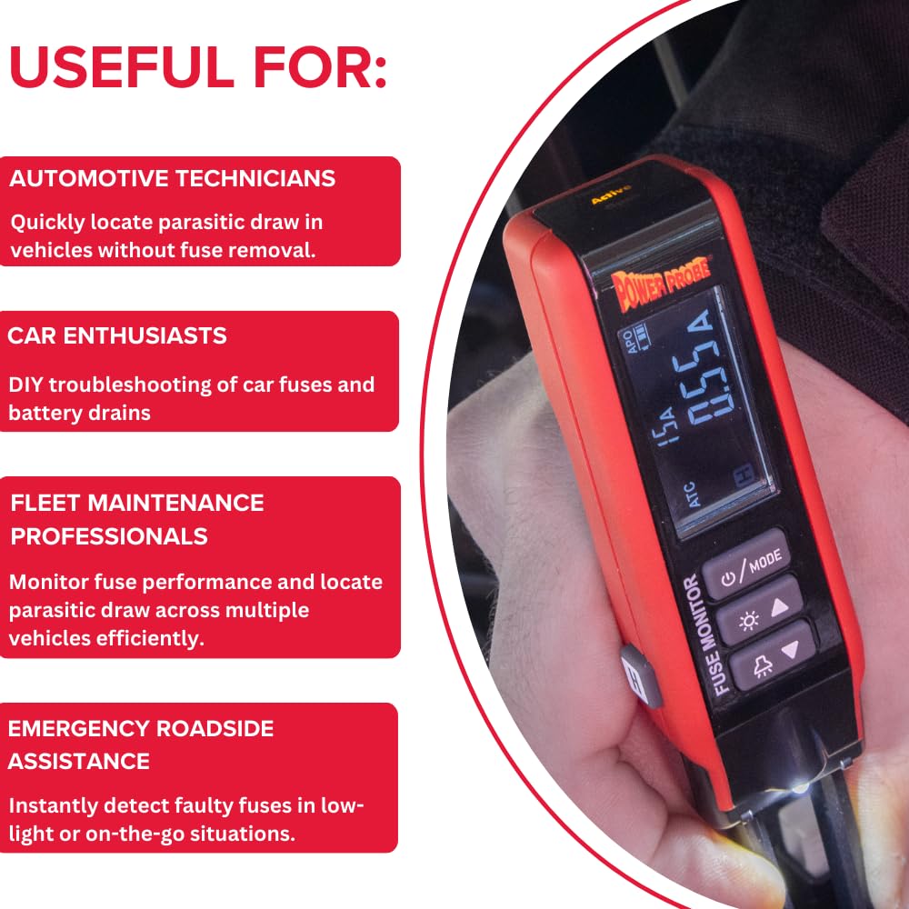 Power Probe PPFUSE color indicators show status quickly during diagnostics