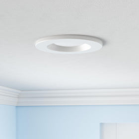 POWERASIA 5CCT recessed light showing color temperature versatility for tasks and ambiance