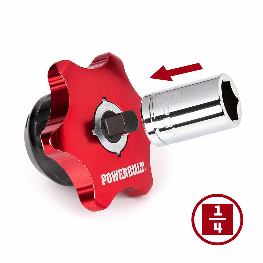 Powerbuilt 36-tooth mechanism closeup for smooth reversible operation.
