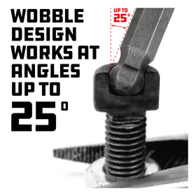 Powerbuilt chrome-vanadium sockets for durability and precise engagement