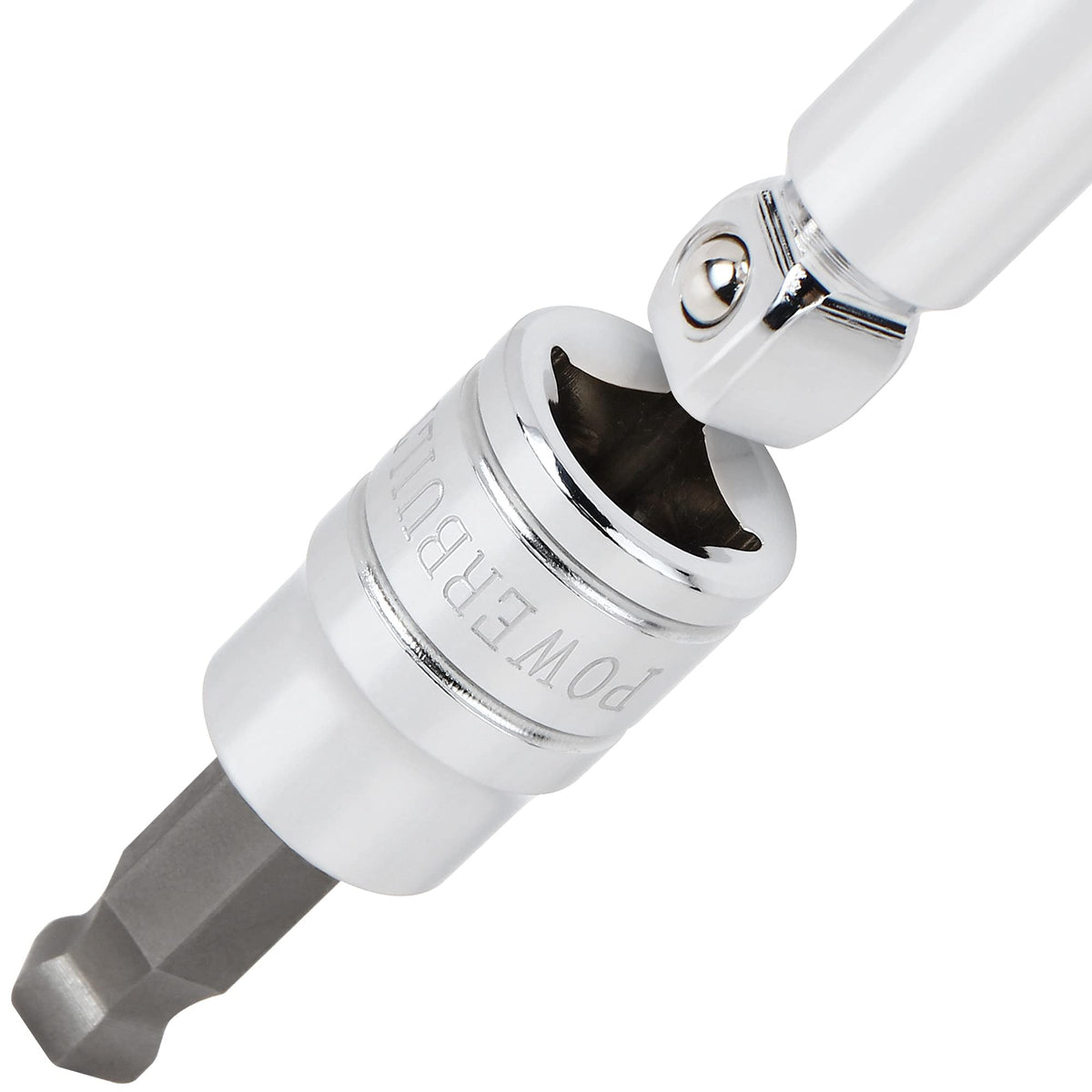 Powerbuilt metal socket clip and storage rail for organization