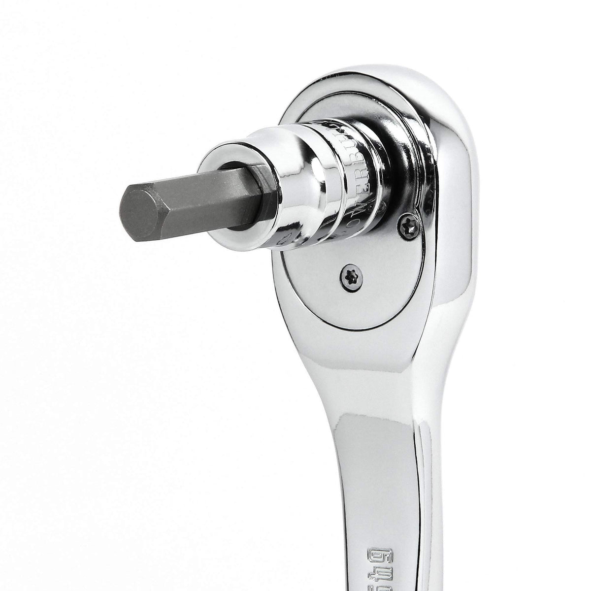 Powerbuilt chrome vanadium socket bodies close-up for durability