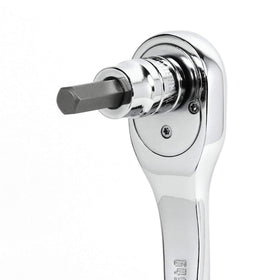 Powerbuilt chrome vanadium socket bodies close-up for durability