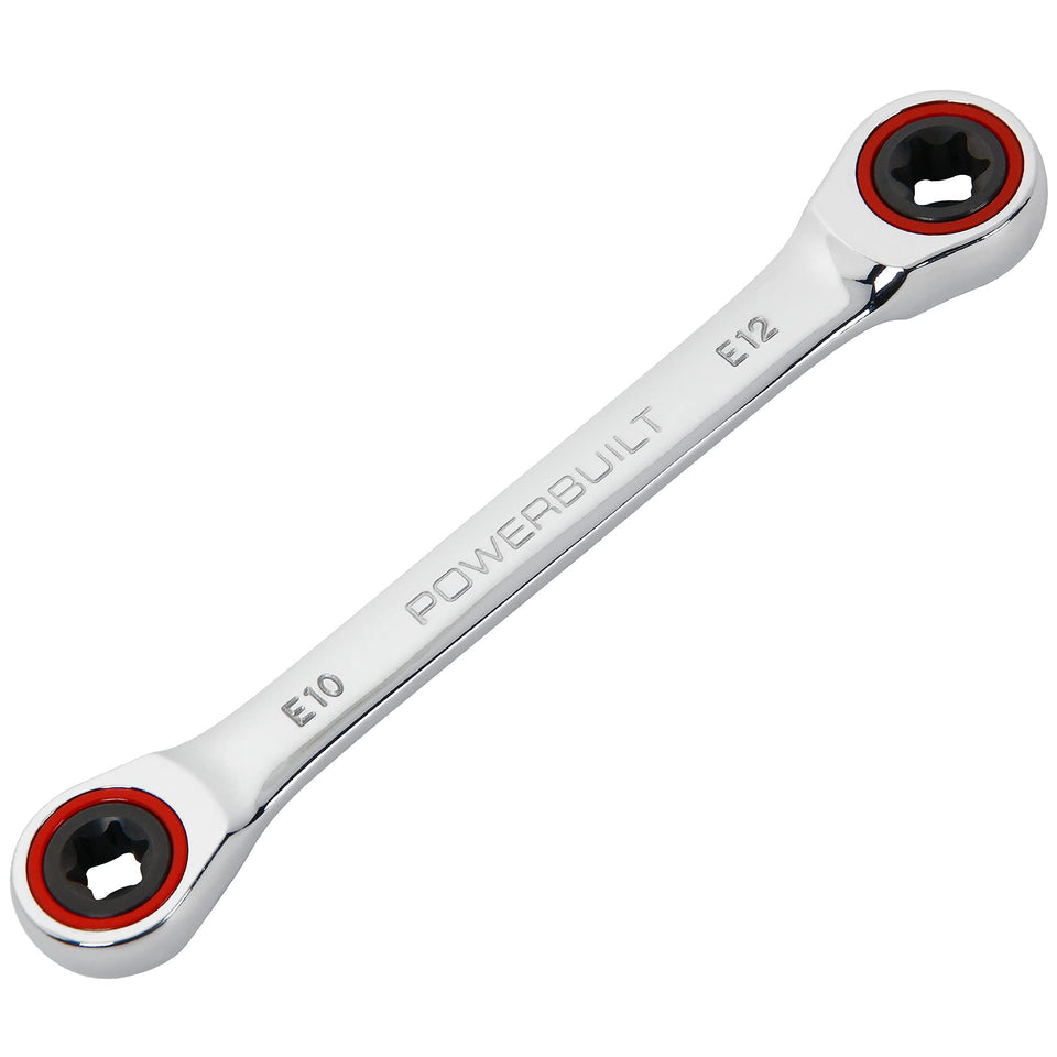 Powerbuilt E-Torx wrench front view for tight-space access.