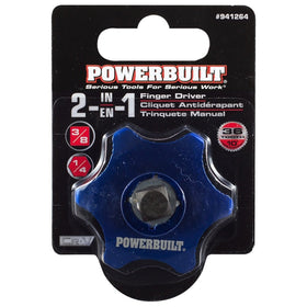 Powerbuilt ergonomic finger cut-outs for comfortable extended use